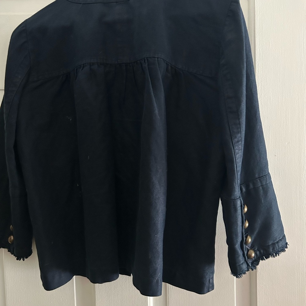 J Crew navy jacket, Size 0 - Picture 3 of 4
